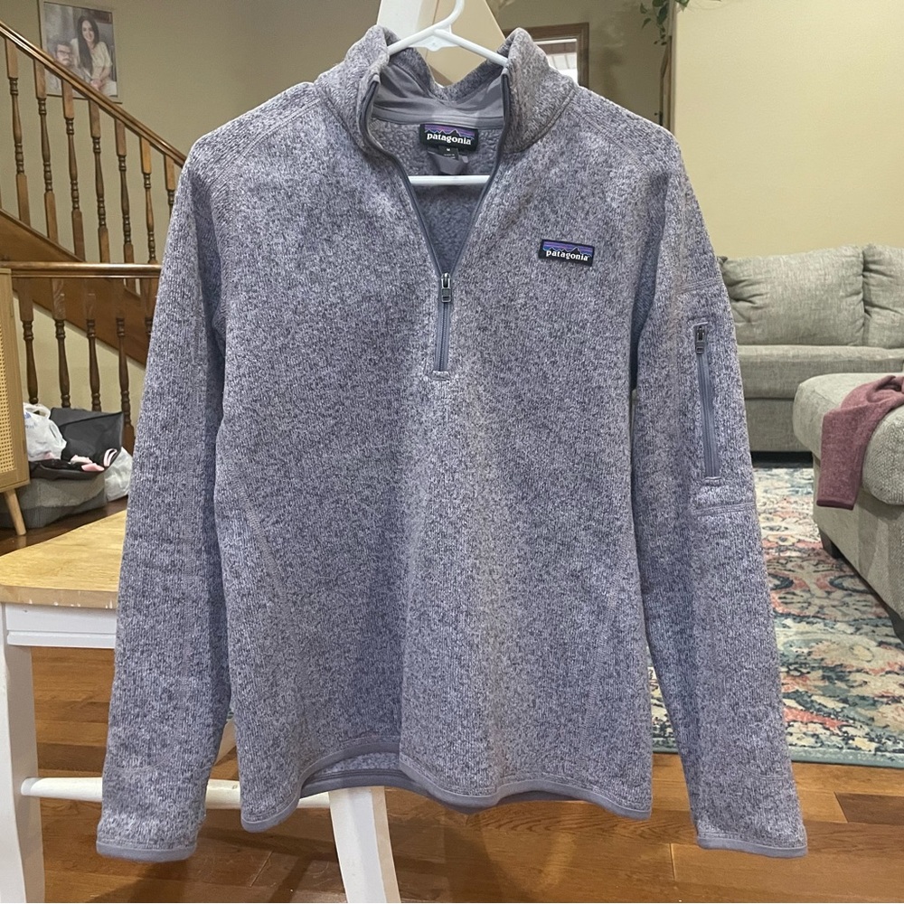 Smoky Purple Patagonia Better Sweater Quarter Zip